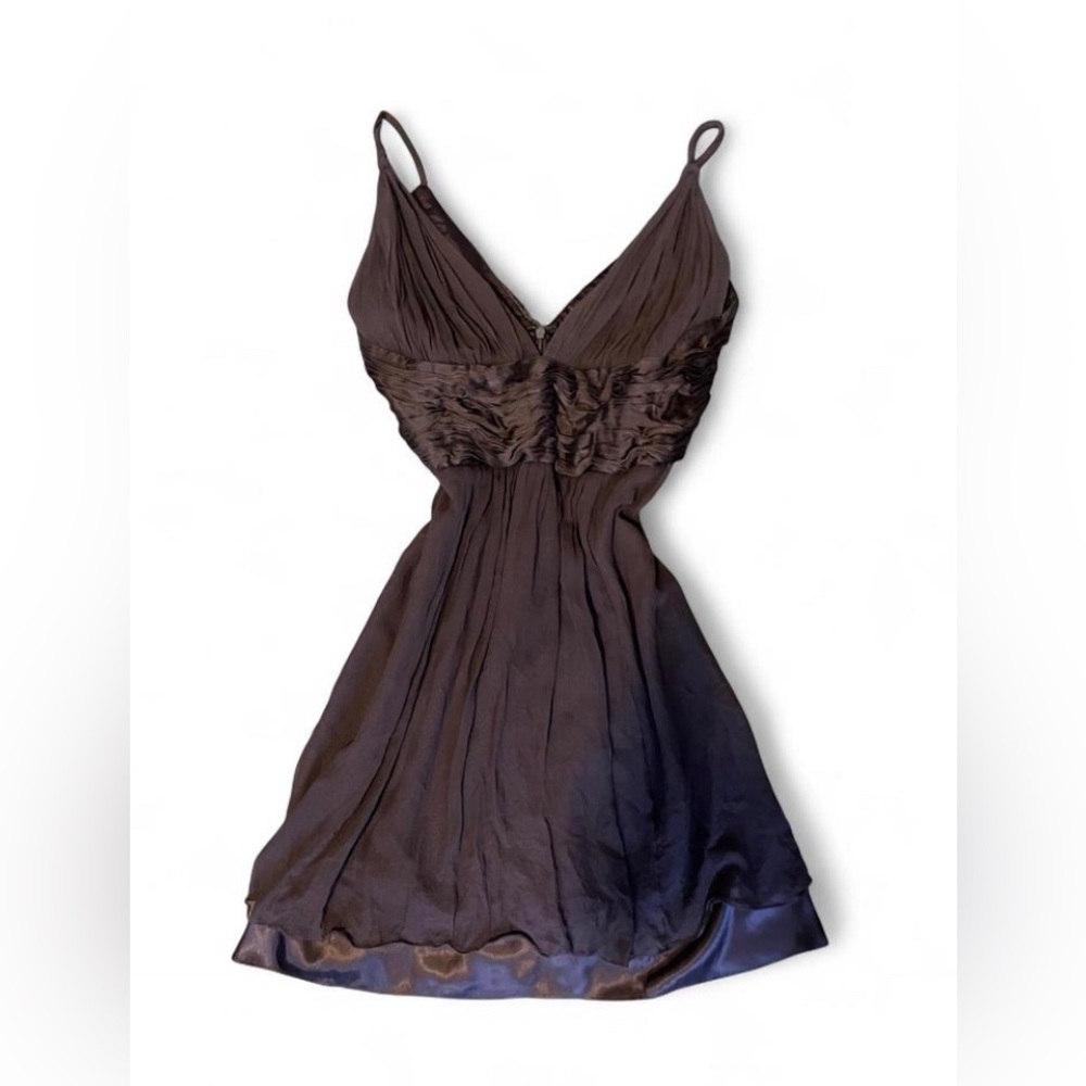 Y2K Laundry Silk Mini Dress